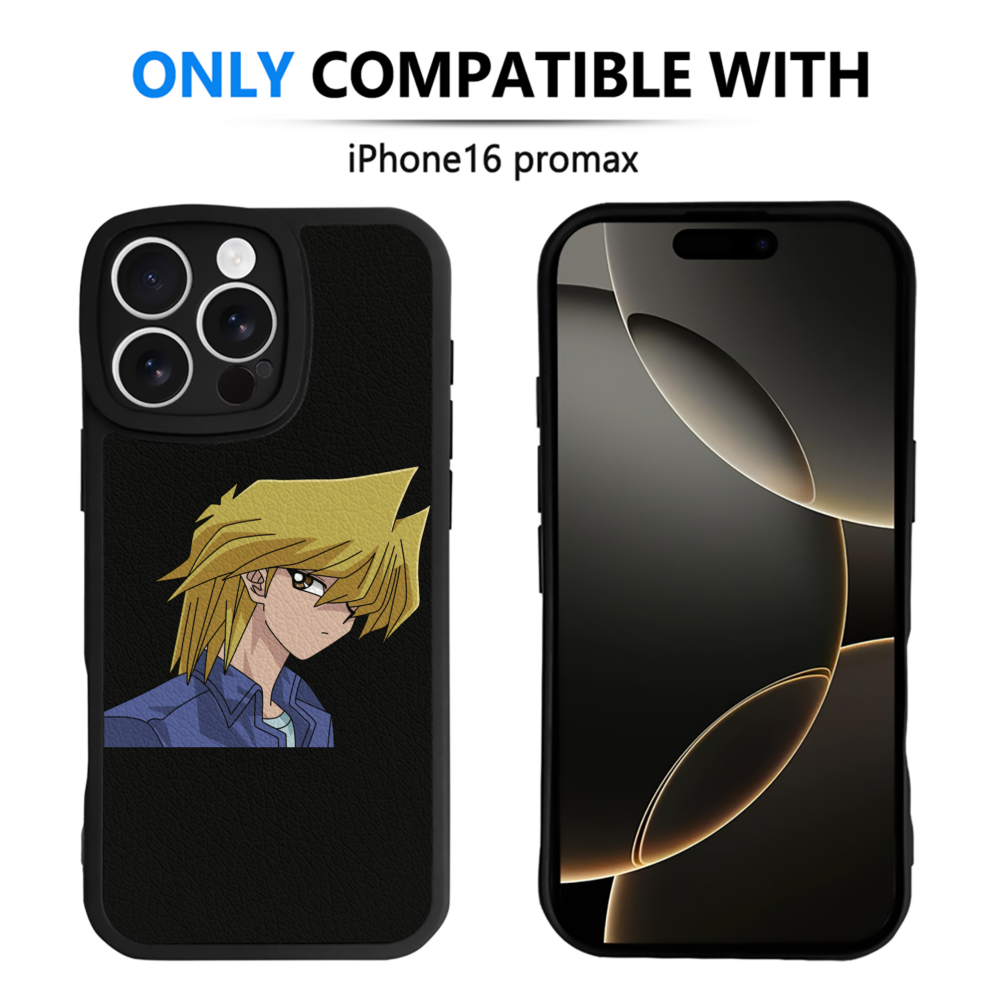 遊☆戯☆王 Yu-Gi-Oh! 【iPhone 16シリーズ対応】シリコンスマホケース（レザー調） 材質：シリコン